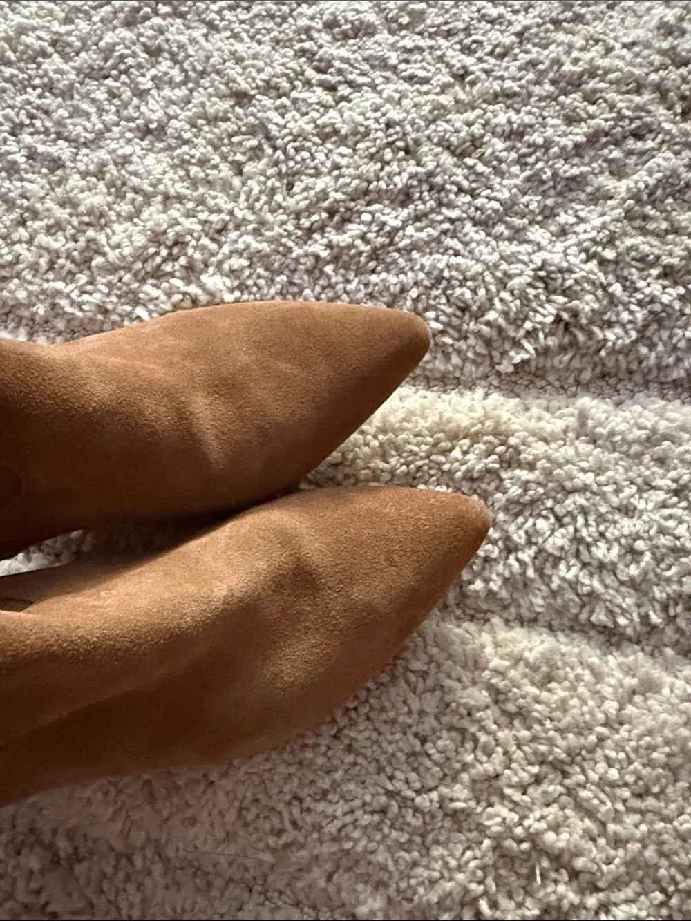 Dolce Vita Chestnut Suede Over-the-Knee Boots with Kitten Heel